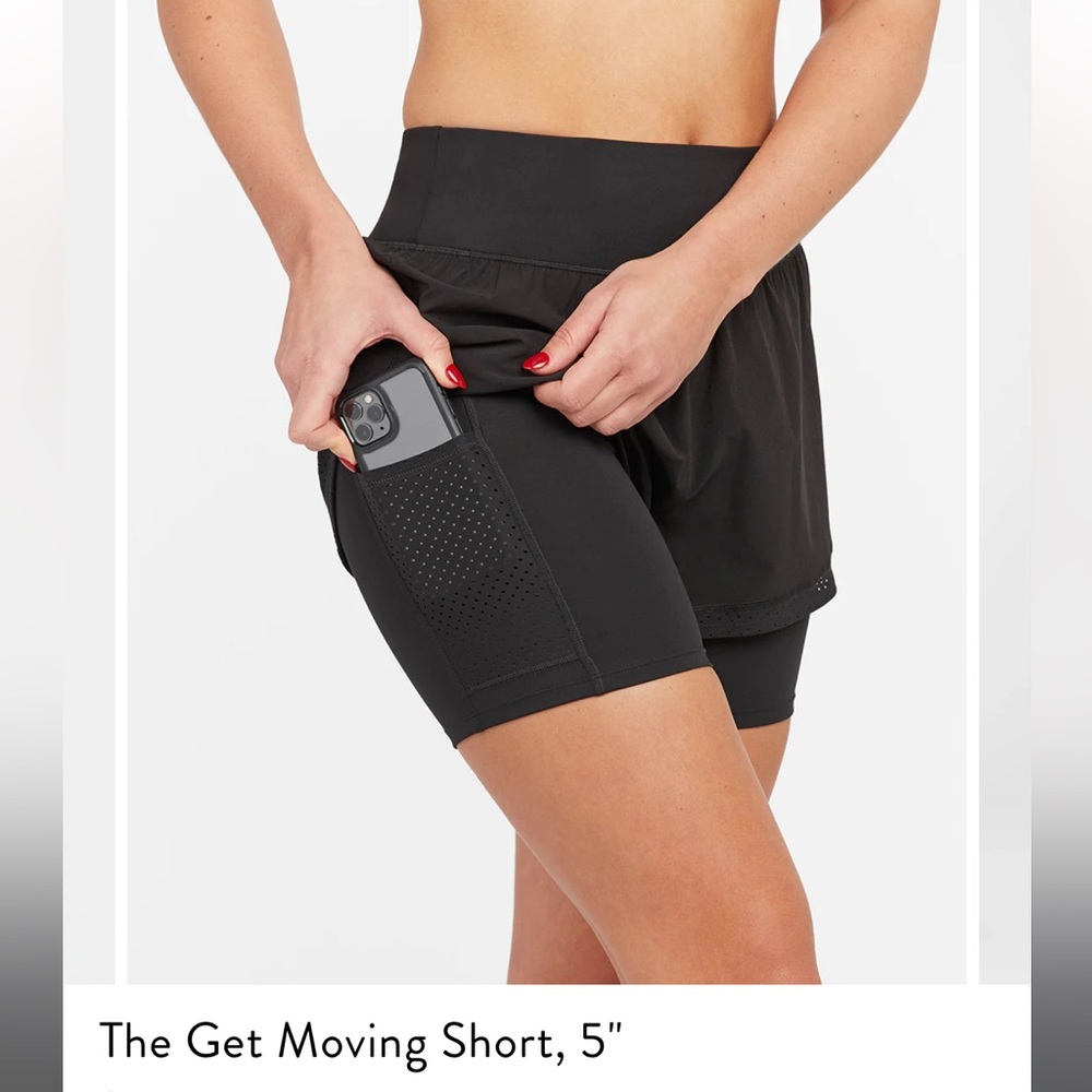 Spanx Get Moving shorts 5” Medium